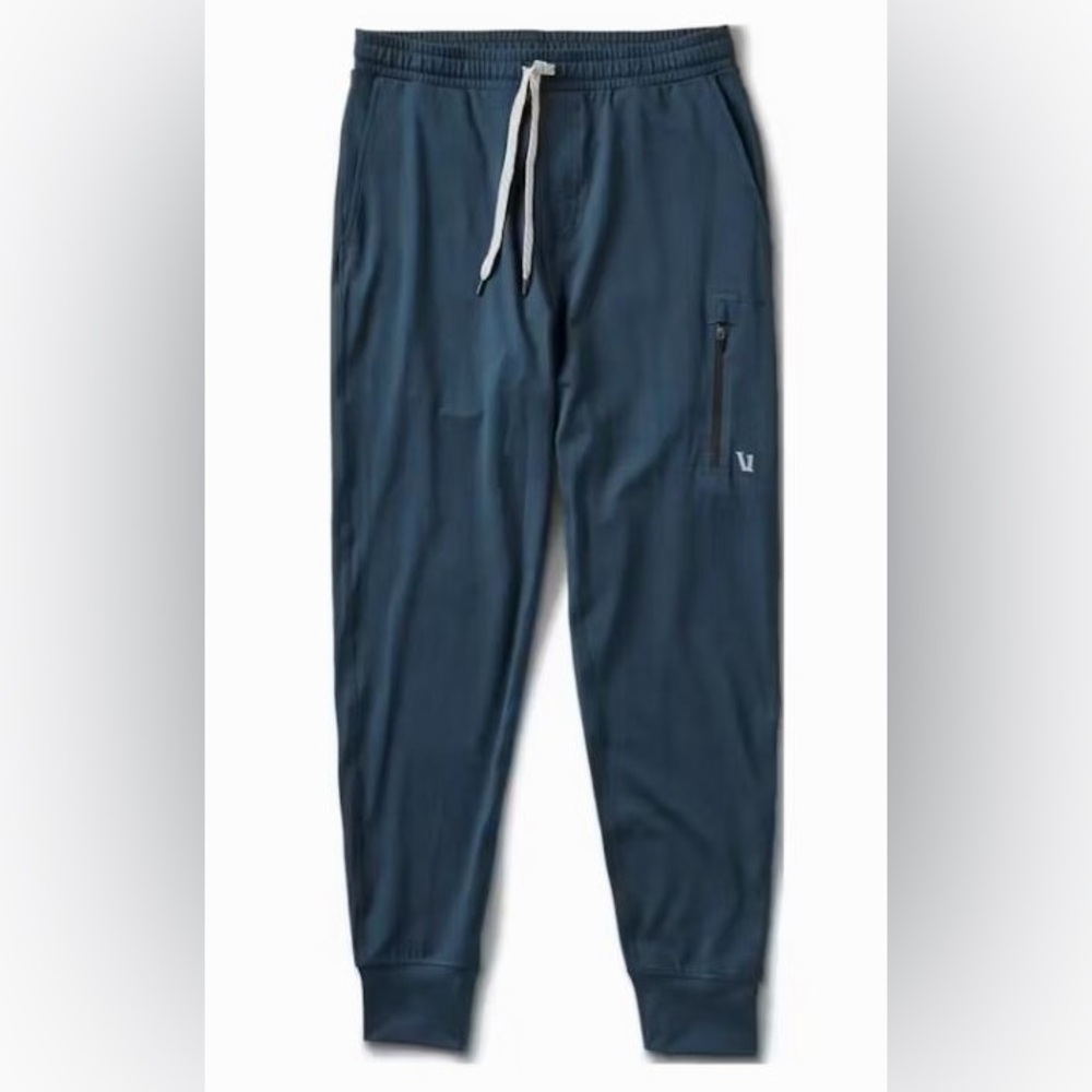 **NEW** Vuori Men's Sunday Performance Jogger Pants, Indigo, Size Small